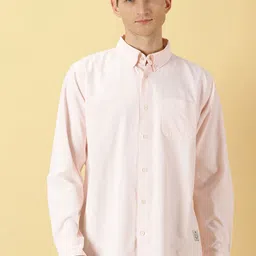 Thomas Scott Premium Slim Fit Pure Cotton Twill Casual Shirt-image-3