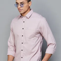 CODE by Lifestyle Slim Fit Spread Collar Cotton Casual Shirt-image-58