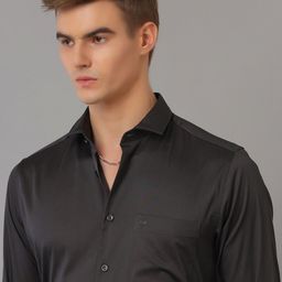Aldeno Men Slim Fit Opaque Casual Shirt-image-50