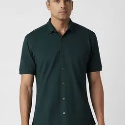Van Heusen Sport Slim Fit Spread Collar Casual Shirt-image-91