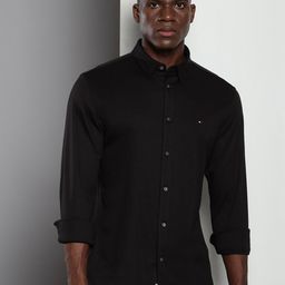 Tommy Hilfiger New Spread Collar Long Sleeves Cotton Casual Shirt-image-71