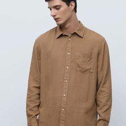 SELECTED Spread Collar Casual Shirt-image-39