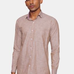 Wintage Men Brown Casual Pure Cotton Shirt-image-38