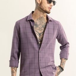 Snitch Classic Spread Collar Long Sleeves Cotton Casual Shirt-image-16
