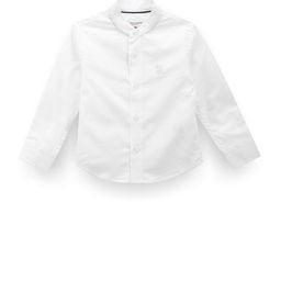 U.S. Polo Assn. Kids Boys Classic Fit Mandarin Collar Twill Weave Cotton Shirt-picture-21