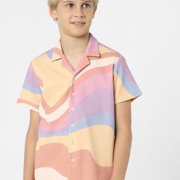 Jack & Jones Junior Boys Abstract Printed Cotton Casual Shirt-image-42