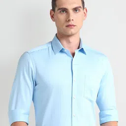 Arrow Classic Fit Twill Weave  Pure Cotton Formal Shirt-image-37