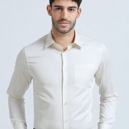 THE FORMAL CLUB Spread Collar Long Sleeves Cotton Formal Shirt-image-44