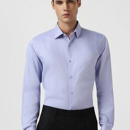 Van Heusen Textured Pure Cotton Formal Shirt-image-36