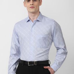 Van Heusen Textured Pure Cotton Formal Shirt-image-82