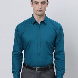 THE SOUL PATROL Spread Collar Pure Cotton Formal Shirt-image-77