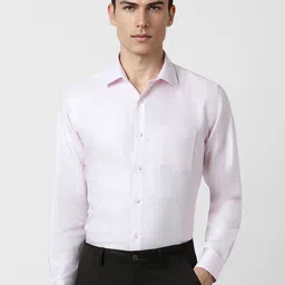 Van Heusen Textured Pure Cotton Formal Shirt-image-96