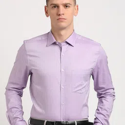 Turtle Standard Fit Spread Collar Cotton Formal Shirt-image-91