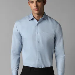 Louis Philippe Self Design Formal Shirt-image-93