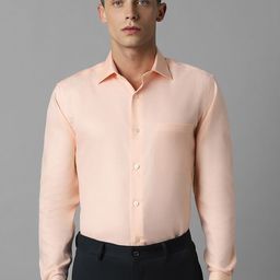 Louis Philippe Classic Textured Pure Cotton Formal Shirt-picture-47