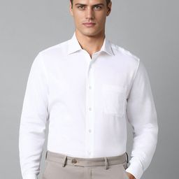 Louis Philippe Men Opaque Formal Shirt-image-77