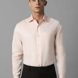 Louis Philippe Spread Collar Formal Shirt-image-41
