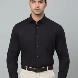 Cantabil Comfort Regular Fit Spread Collar Long Sleeves Formal Shirt-image-79
