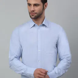 MUTAQINOTI Comfort Spread Collar Cotton Formal Shirt-image-77