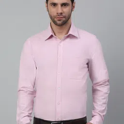 MUTAQINOTI Comfort Spread Collar Cotton Formal Shirt-image-87