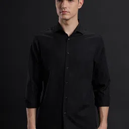 Aldeno Comfort Spread Collar Long Sleeves Cotton Casual Shirt-image-85