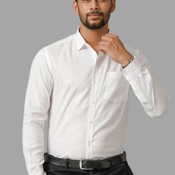Ramraj New Spread Collar Long Sleeves Formal Shirt-image-45