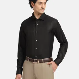 Blackberrys India Slim Fit Twill Weave Cotton Formal Shirt-image-52