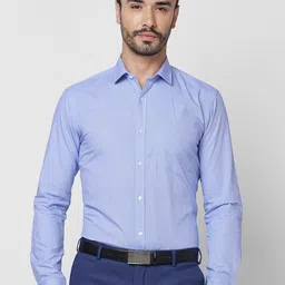 Park Avenue Slim Fit Opaque Cotton Formal Shirt-image-97