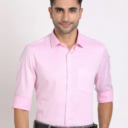 Turtle Checked Standard Slim Fit Cotton Opaque Formal Shirt-image-51