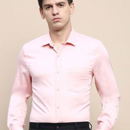 INVICTUS Standard Spread Collar Cotton Slim Fit Formal Shirt-image-72