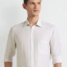 Arrow Cutaway Collar Twill Weave Heathered 1851 Formal Shirt-image-87