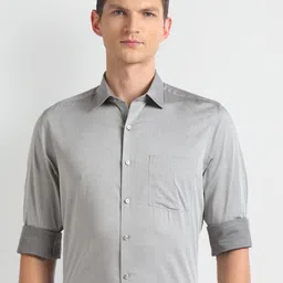 Arrow Long Sleeves Cotton Autopress Formal Shirt-image-33