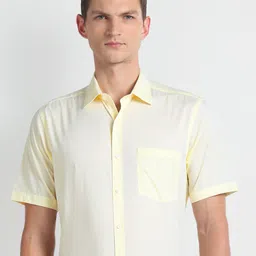 Arrow Liberty Classic Fit Micro Checked Cutaway Collar Pure Cotton Formal Shirt-picture-12