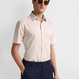 Arrow Checked Cotton Formal Shirt-picture-10