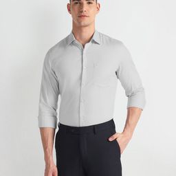 Arrow Spread Collar Long Sleeves Cotton Regular Fit Formal Shirt-image-76