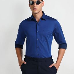 Arrow Cotton Spread Collar Long Sleeves Formal Shirt-image-42