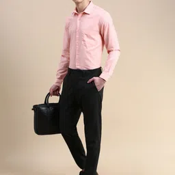 INVICTUS Standard Slim Fit Spread Collar Long Sleeve Cotton Formal Shirt-image-19