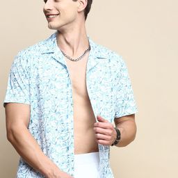 INVICTUS Club Slim Fit Floral Printed Cotton Casual Shirt-52