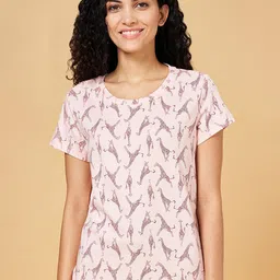Dreamz by Pantaloons Printed Cotton Lounge T-Shirts-image-95