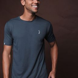 Campus Sutra Round Neck Short Sleeves Dry Fit Running T-shirt-image-38