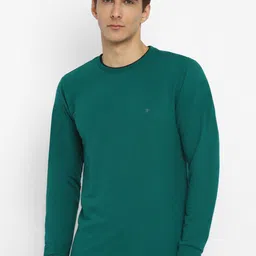 Turtle Men Sea Green Slim Fit Cotton T-shirt-image-31