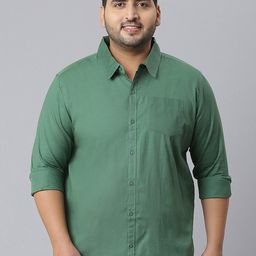 Instafab Plus Men Plus Size Classic Cotton Casual Shirt-59