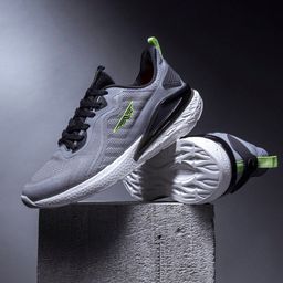 Red Tape Men Grey Mesh Walking Shoes-image-97