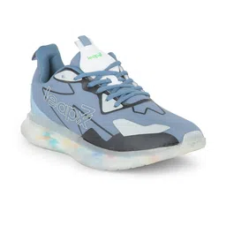 Liberty Men Blue Mesh Walking Non-Marking Shoes-15