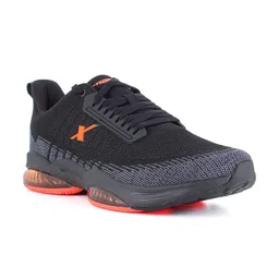 Sparx Men Black Mesh Running Non-Marking Shoes-16