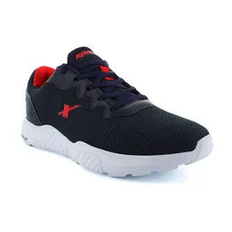 Sparx Men Navy Blue Textile Running Non-Marking Shoes image 1