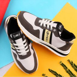 Bxxy Men Textile High-Top Running Non-Marking Shoes-picture-6