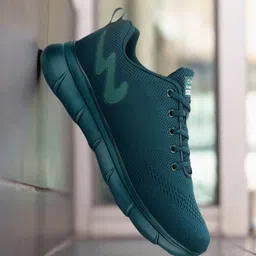 Campus Men Turquoise Blue Mesh Running Shoes-25