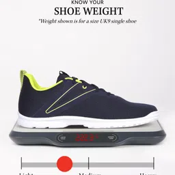 Reebok Men Navy Blue Woven Design Rockfield Running Shoes image 3