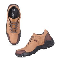 Red Chief Men Colourblocked Leather Sneakers-image-58